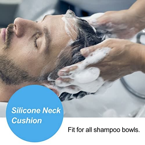 Silicone Neck Pillow Rest Salon Shampoo Bowl Gripper Hair Washing Sink Basin Tool Soft Rubber Neck Rest Pillow Shampoo Basin Backwash Sink Bowl Cushion — view 6