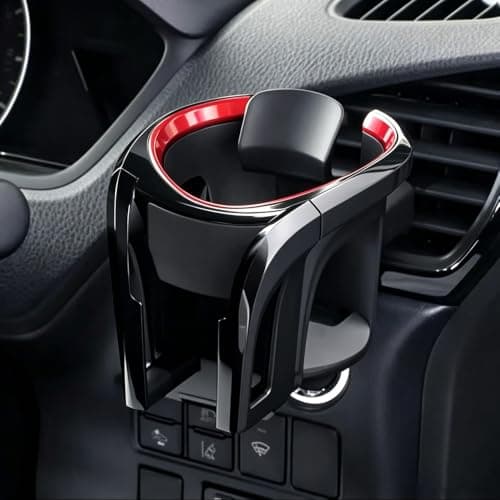 YUANQI 2 PCS Car Cup Holder Mount for FIAT Panda III City Cross 2017-
