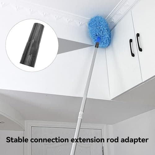 4 Pcs Screw Fit Extension Poles, Plastic Extension Pole Adapter, Universal Innovative Paint Roller Extensions Pole Adapter, Simple Screw-On Tool, Perfect for Detail Work and Hard-to-Reach Corners — view 4