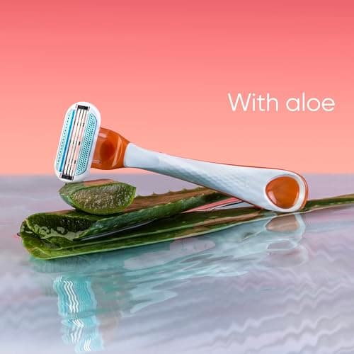 Gillette Venus Miami Sunset Smooth Sensitive Disposable Women's Razor With Aloe x3 — view 2