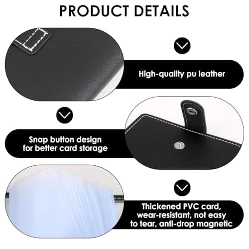 teashow PU Leather Credit Card Holder Wallet Travel Business Card Case — view 5