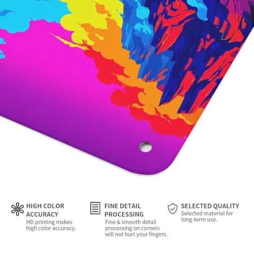 Tin Wall Plaque 40x30cm with Vivid Road Trip Adventure -1 for Studio Or Craft Room, for Cooler-season Styling in Studio And Craft Room — view 4