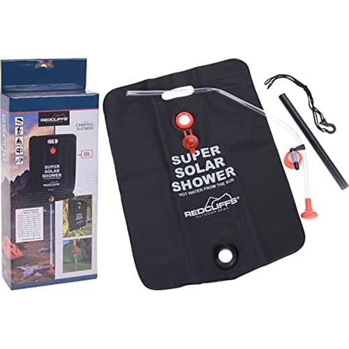 GEEZY Solar Shower Bag 15L for Portable Camping Hot Water Baths — view 4