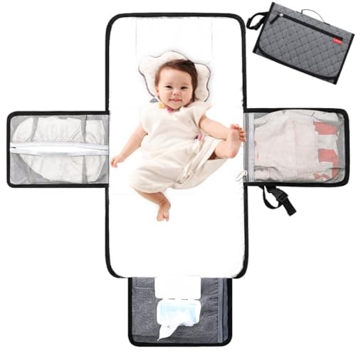 Lekebaby Portable Nappy Changing Mat Travel Baby Change Mat