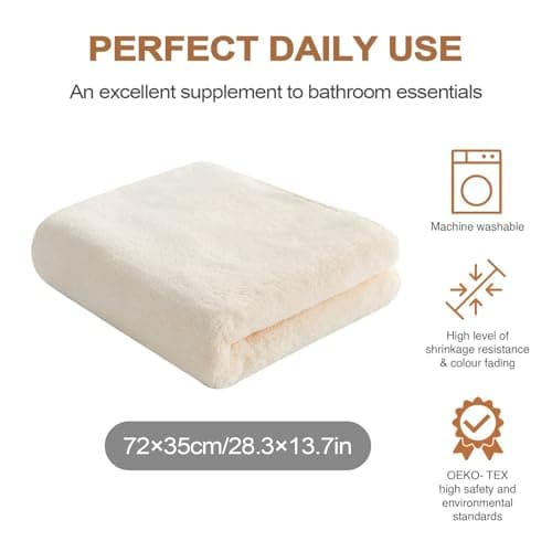 Generico Coral Office Towel Set-Increase Your Experience with | Fleece Bath Towels for Gym, Fitness, Bathroom, Hotel, Travel & Spa — view 6