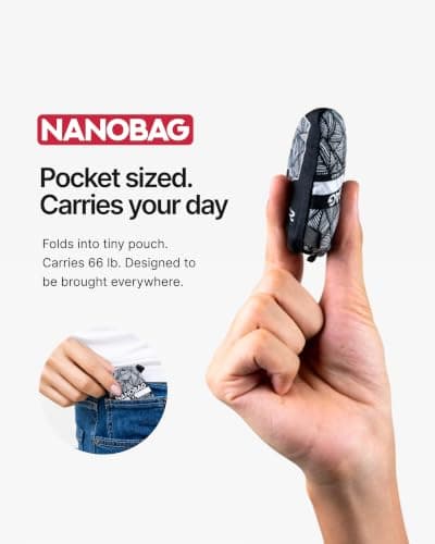 Nanobag XL 25L Tote Foldable Packable Reusable Grocery Shopping Bag — view 3