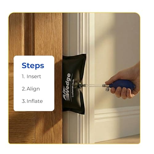 Professional Air Wedge Bag Pump – Medium Inflatable Shim & Leveling Tool – Heavy-Duty Ballistic Nylon Air Jack for Car, Window Installation, and Home Use – Damage-Free Alignment — view 6