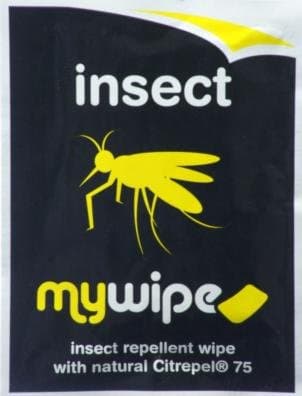 MYWIPE Individual Insect Repellent with Natural Citrepel 75® Wipes *NEW DEET Free Formula* (20) — view 4