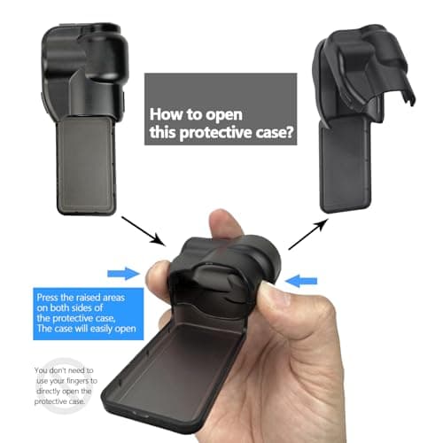 Honbobo Gimbal Screen Lens Protector for DJI Osmo Pocket 3, Protective Case Gimbal Cover Camera Accessories Guard Cap for DJI Osmo Pocket 3 — view 3