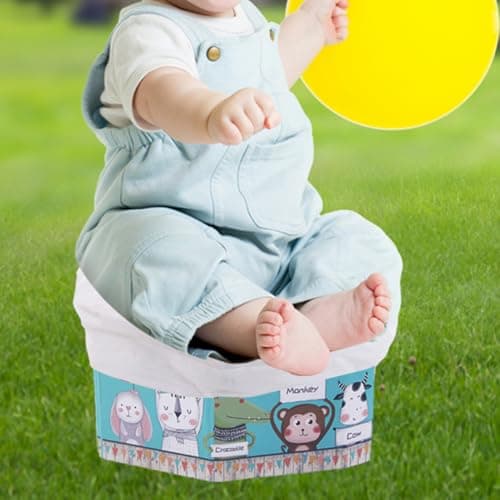 LOPUNER Portable Boy Girl's Toilet Foldable Toilet Seat for Boys and Girls Travel Camping Emergency Use Bedpan for Men Chamber Pot Urine Pot — view 3