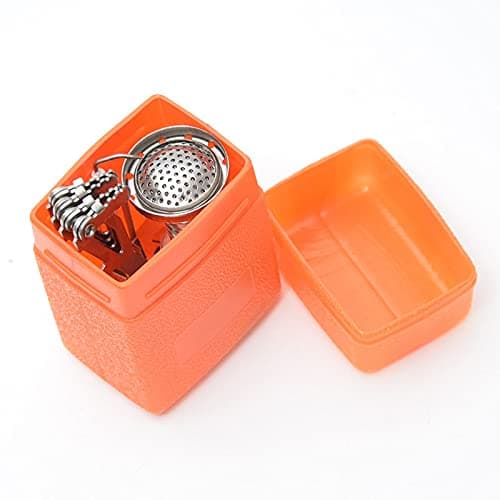 Tiardey Mini Folding Camping Stove Burner,Strong Firepower with Piezo Ignition,Stove for Outdoor Hiking Cooking — view 3