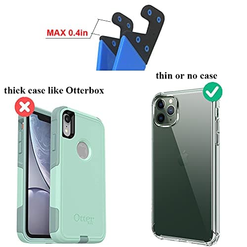 Kemoxan 10 Pack Foldable Small Phone Stand for Desk, Pocket Portable Kickstand, Colourful Cell Phone Travel Mount Compatible with Universal iPhone IPads Android — view 2