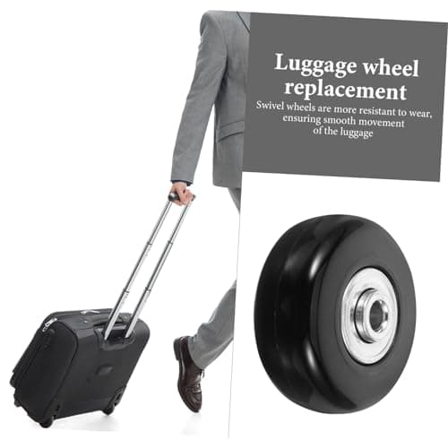Gatuida Luggage Wheels Replacement Kit, Suitcase Wheel Repair Kit with Swivel Caster, Metal and Rubber, 2pcs, Simple Installation for Luggage and Suitcase Repairs — view 5