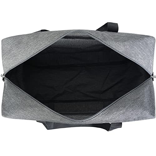Large Cabin Bag 56x45x25, Weekend Overnight Bag for Women, Holdall Hospital Bag for Women, Travel Duffel Bag Carry on Luggage for Men 40L (Grey) — view 3