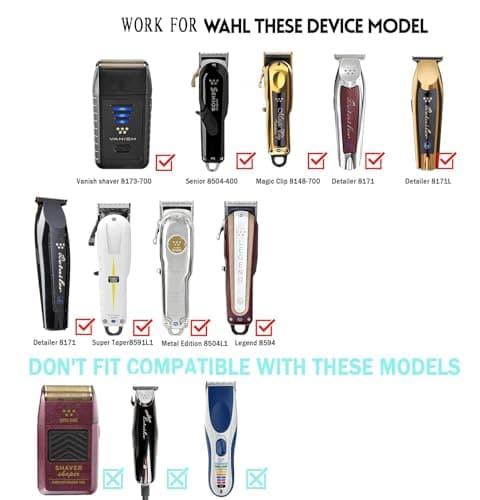 KAYNWAY Clippers 5V Charger Cord for Wahl Magic Clip Senior Metal Edition Detailer Cordless Clippers Trimmer, Replacement Charger Cord for Wahl 8173 Vanish Shaver — view 6