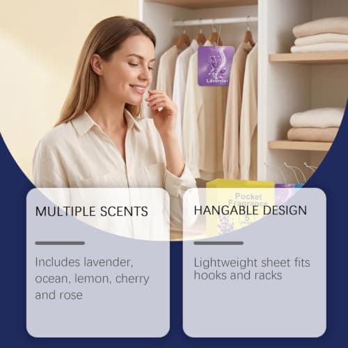 Fragrance Sachets 5 Pack Odor Eliminator Freshener Deodorizer — view 4
