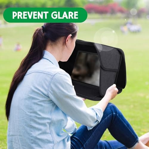iPad Sun Shade Tablet Sleeve Case for 12-13 inch, iPad Sun Glare Shield — view 6