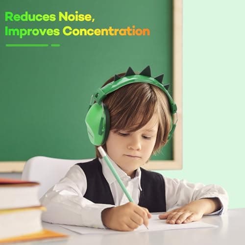 cumunebula Ear Defenders Children - Kids Ear Defenders for Autism, Toddler, Children Age 3-16 Years Old - Noise Cancelling Headphones for Kids for Concerts, Air Shows, Fireworks - 28dB SNR — view 3