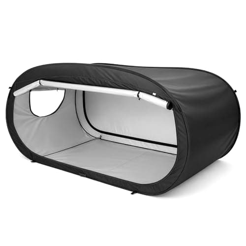 2-Door Camping Tent with Blackout Curtains