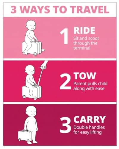 Fast Forward Disney Princess 18 Inch Ride On Luggage, for Kids, Ages 3+ — view 6