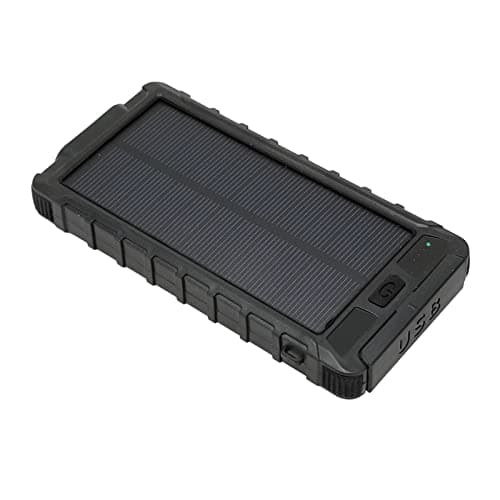 SIXRUN Portable Solar Phone, 20000mAh with and Flashlight (Black) — view 3
