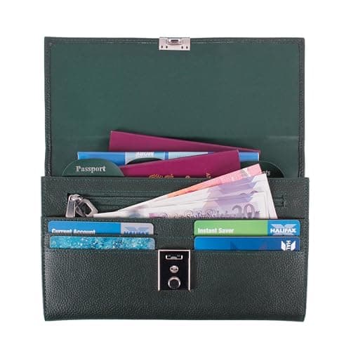 AR BRAND EST. 2021 Travel Document Wallet Organiser with Lock for Passport — view 2