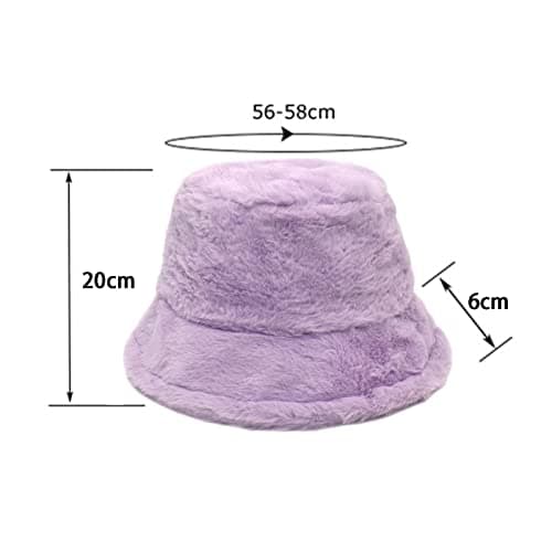 Womens Solid Winter Thermal Windproof Bucket Fisherman Hat Outdoor Travel Accessory (Mint Green, M) — view 3