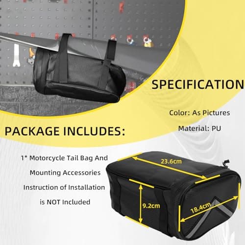 Motorbike Bag Tail Bag for surron Eride Pro SS 3.0 L3e Talaria 3X Quad — view 2