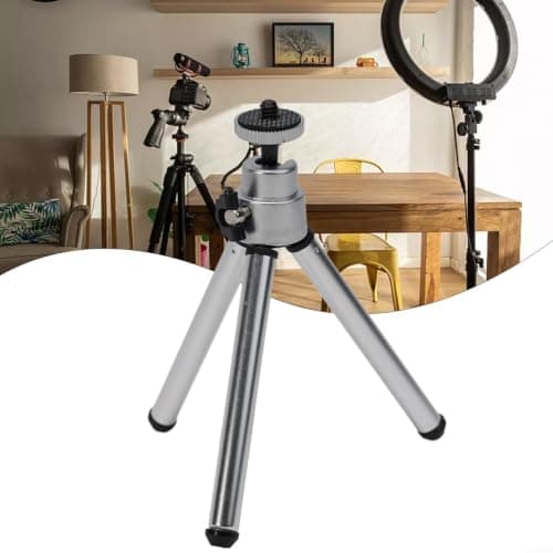 Lightweight Pocket Tripod 14.5cm Hard Plastic(Silver Gray) — view 3