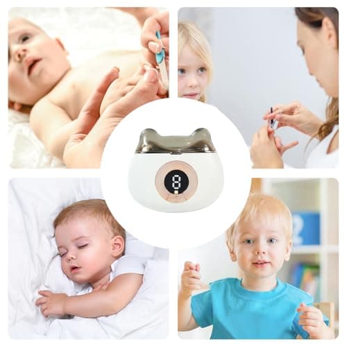 Rechargeable Toenail Clipper - Automatic Electric Trimmer, Fingernail and Toenail Grooming with Built-In Scrap Storage, Safe for Babies, Kids, Adults, Seniors, Caregivers, Home, Travel, — view 5
