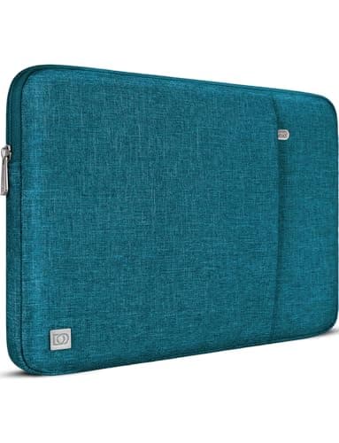 DOMISO 17 inch Laptop Sleeve Protective Case Cover Compatible with 17-17.3 inch HP Dell ASUS Lenovo Chromebook,Waterproof Computer Cases Bag,Teal