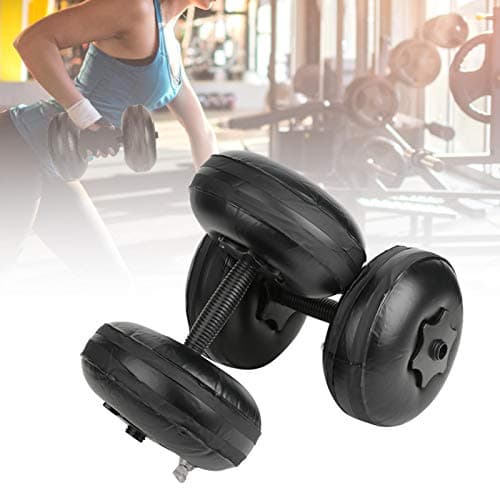Water Dumbbell, Portable Water Filled Adjustable Dumbbell Barbell Weights Set, Travel Weights Water-Filled Barbells Eco-Friendly Fitness Equipment for Shaping and Fitness — view 4
