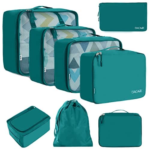 BAGAIL Packing Cubes for Suitcase 8 Set, Lightweight Luggage Packing Organizers Packing Cubes for Travel Accessories