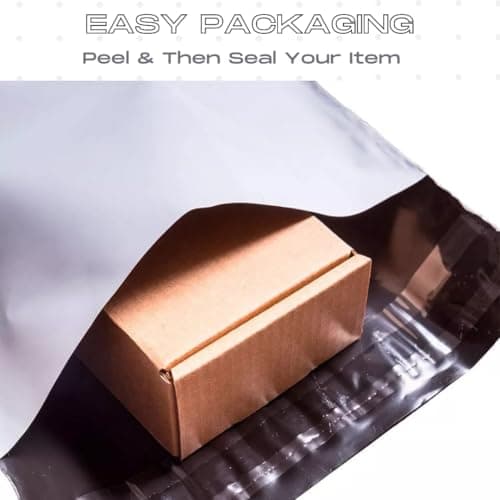 50 Mailing Bags 17x24 Self Seal Grey Mailing Bags | Packaging Mailer, Plastic Envelopes Large Mailing, Postage & Shipping | Tear Proof for Parcels Packing 432mm x 610mm — view 5