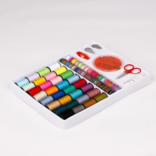 Complete Sewing Kit Travel Case with Scissors Needles Thread — view 3