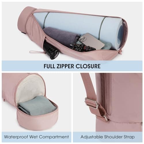 sportsnew Yoga Mat Bag Full Zip Pilates Bag with Adjustable Carring Strap — view 4