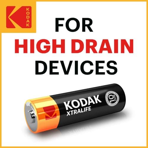 KODAK AA Alkaline Batteries (60 Pack) Double A Battery, LR6 1.5V — view 5