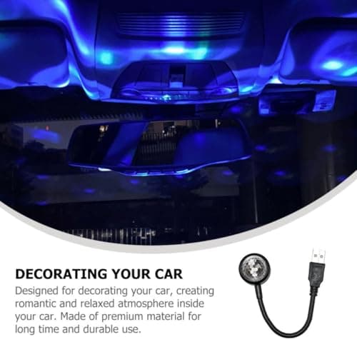 USB Projection Light Voice Controlled for Car Ceiling Decoration — view 3