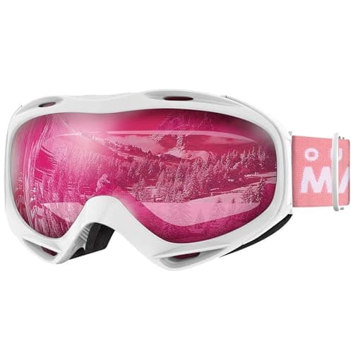 OutdoorMaster OTG Ski Goggles, Snowboard Goggles for Men, Women & Youth