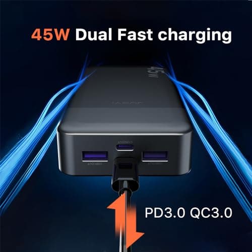 JUOVI 45W Power Bank Fast Charging 20000mAh Portable Charger — view 3