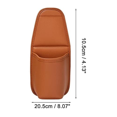 Leather Car Door Cup Holder – Wide‑Mouth Opening for Drinks & Phone — view 2