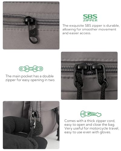 Waterfly Bumbag Large Fanny Pack: Multi-Pockets Bum Bags for Men Women — view 4