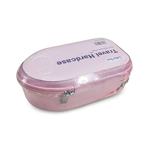 The Quilted Bear Mini Iron Case - Hardshell Case for Travel Mini Steam Irons with Soft Touch Padded Lining & Hardwearing Fabric Weave Covering (Pink) — view 3