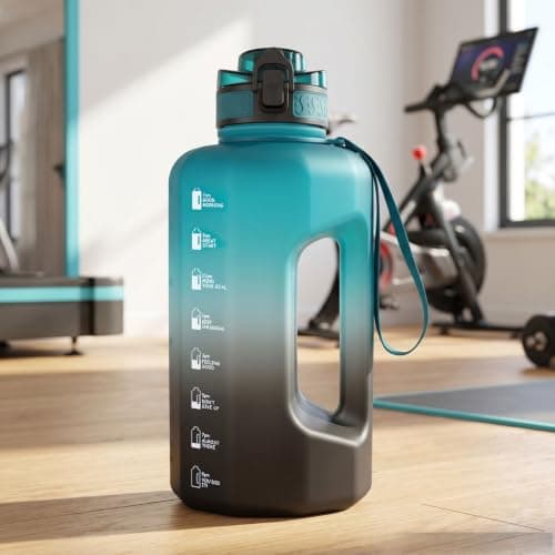 GEMFUL 2.2L Water Bottle Large Capacity Motivational with Time Markers — view 6