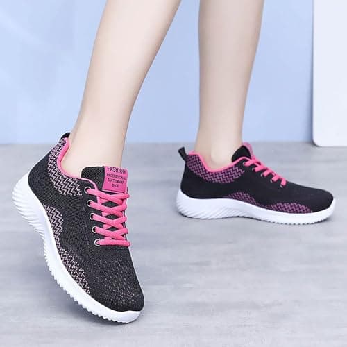 Womens Walking Trainers Breathable Lightweight Non Slip Sports Shoes — view 3