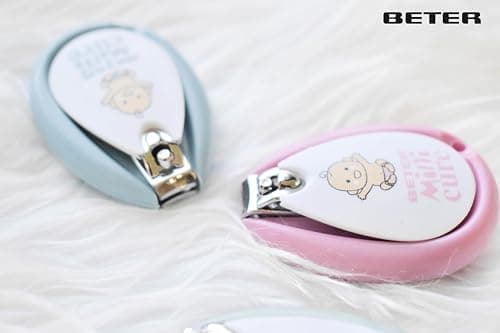 Beter - Baby Minicure Manicure and Pedicure Set, Nail Clippers and File for Newborns and Toddlers, Baby Hygiene Kit, Gift for Newborns, Newborn Baby Care Set, in Blue — view 3