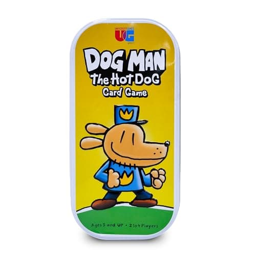 University Games Dog Man The Hot Dog Card Game | 2-4 Players, Yellow, One Size,07011 — view 2