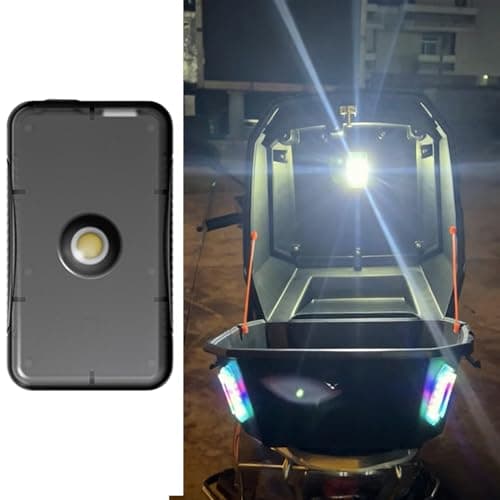 Yulokdwi LED Trunk Light - Motorbike Top Box Lamp | Automatic Sensing Rechargeable Car LED Lights Interior - for Truck RV SUV Vehicle Motorcycle Scooter Trunk — view 2