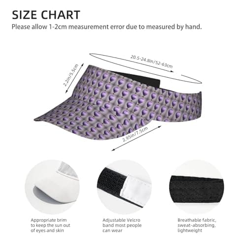 FBGHHTY Lavender Hot Air Balloon Print Uv Protection Breathable Cap Unisex Sports Sunscreen Hat Fishing Golf Beach Travel — view 4