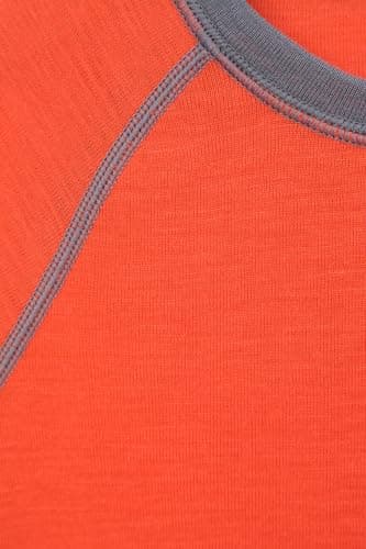 Mountain Warehouse Merino Kids Thermal Baselayer Top Orange 3-4y — view 5